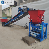 Machine de fabrication de briques en blocs de béton creux DF4-40A automatique de haute qualité