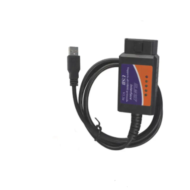 2022 USB plastik ELM327 OBD teşhis aracı ELM327 OBD2 tarayıcı plastik