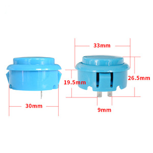 Blee Arcade Button 30Mm Colorful Push Button <b>Switch</b> For Game Console <b>Control</b> Panel - Product Image 4