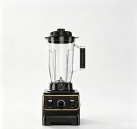 Mixeur Électrique Professionnel 2 Vitesses avec Fonction Pulse, Broyeur à Sec 2-en-1 Robuste pour Smoothies, Jus et Cuisine