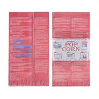 Sacs en papier kraft imperméables jetables de qualité alimentaire, résistants à la graisse, avec logo personnalisé, pour l'emballage de pop-corn au micro-ondes et la cuisson au micro-ondes