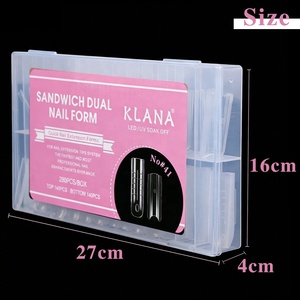 KLANA Multi‑Shape Dual <b>Nail</b> <b>Extension</b> Forms Soak‑off Building Gel <b>Nail</b> Mold No Paper <b>Nail</b> Form OEM ODM Bulk Wholesale - Product Image 5