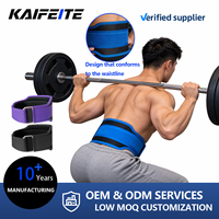 Ceinture de levage réglable en nylon respirant pour haltérophilie, squat, soulevé de terre, powerlifting, soutien lombaire, boucle ajustable, entraînement en salle de sport