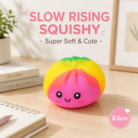 Jouet Squishy Géant en Forme de Ravioli Multicolore 8,5 cm, Mignon, Anti-stress, Boîte Mystère, Cadeau de Fête, Jouets Nouveauté, Vente en Gros
