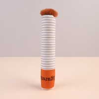 Jouet pour animaux de compagnie en peluche couineur en forme de cigarette, le plus vendu pour chiens, divertit les animaux et soulage l'ennui