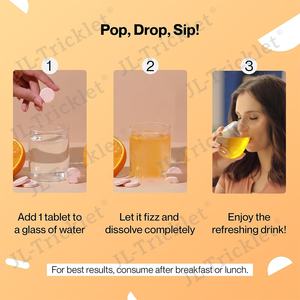 Compresse Effervescenti di L-Glutatione Organico Julong OEM con Vitamina <span class=keywords><strong>C</strong></span> Senza Zucchero Gluta Fizz - Product Image 2