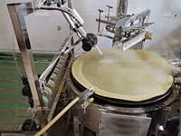 Machine industrielle entièrement automatique pour la fabrication de pain pita arabe et de tortillas, machines de production de produits céréaliers