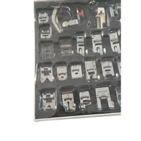 Kit de 32 pieds presseurs pour machine à coudre, accessoires de tricot domestiques pour Brother, Babylock, Singer, Janome, Elna, Toyota