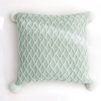 Housse de coussin décorative tuftée de luxe pour salon, style bohème, pour canapé et voiture, vente en gros