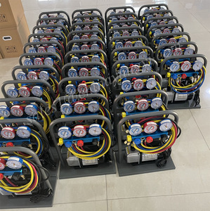 Giai đoạn kép 2cfm bơm chân không 5 Van đa dạng đo chân không mét điều hòa không khí làm lạnh sạc ngành công nghiệp ô tô - Product Image 4