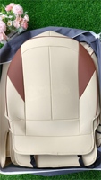 Housse de siège complète en cuir de luxe vermillon personnalisée, compatible avec Tiguan, Passat, Lavida, CC, Golf, Polo, Accord, Jetta, Bora