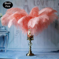 E-010 Gros Top Qualité Blanc ROSE NOIR BLEU ROUGE Décoratif Autruche Grande Plume pour DÉCORATIF