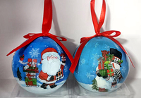 Maßgefertigte Plastik-Weihnachtsbaumkugeln Set Schaumstoff-Ornamente Handgemachte Umweltfreundliche Weihnachtsdekoration