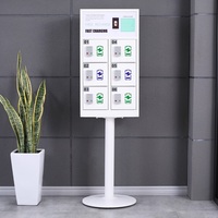 Oferta Especial: Casillero de Carga para Celulares Wlan W-CL09 con 6 Compartimentos, Cierre Manual, Cerradura Electrónica, Acero Laminado en Frío, Publicitario