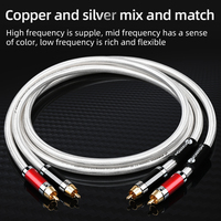 Câble d'interconnexion Rca de qualité Audio de voiture 2rca à 2rca