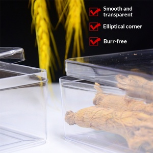 Boîte en plastique personnalisée ODM pour biscuits, boîte de présentation rectangulaire pour fraises, boîte en plastique transparente pour bonbons et aliments médicinaux - Product Image 6
