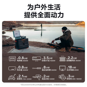 สำหรับสถานีไฟฟ้าพกพาพลาสติก 3000Pro 23000W ชาร์จพลังงานแสงอาทิตย์ พร้อมหน้าจอ LED สำหรับใช้งานกลางแจ้งและสำรองไฟฉุกเฉิน - Product Image 5