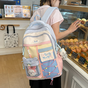 Hot Bán Cô Gái Phim Hoạt Hình Ba Lô Không Thấm Nước Sinh Viên Cuốn Sách Túi Cho Hàng Ngày Thể Thao Ngoài Trời - Product Image 4