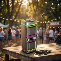 Altavoz Inalámbrico Portátil ABS-8212, Sonido Envolvente 360, Micrófono Dual, Sincronización TWS, Logotipo Personalizado de Fábrica, Entrega en 7 Días, Nombre BT Personalizado