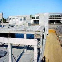 Dezhou préfabriquée usine conçoit des projets rentables Méthode de Noyau Creux En Béton Plancher Ligne de Production