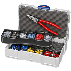 ชุดอุปกรณ์เชื่อมต่อสายไฟแบบหนีบ Knipex ขนาด 265 มม. พร้อมขั้วต่อสายไฟ - Product Image 1