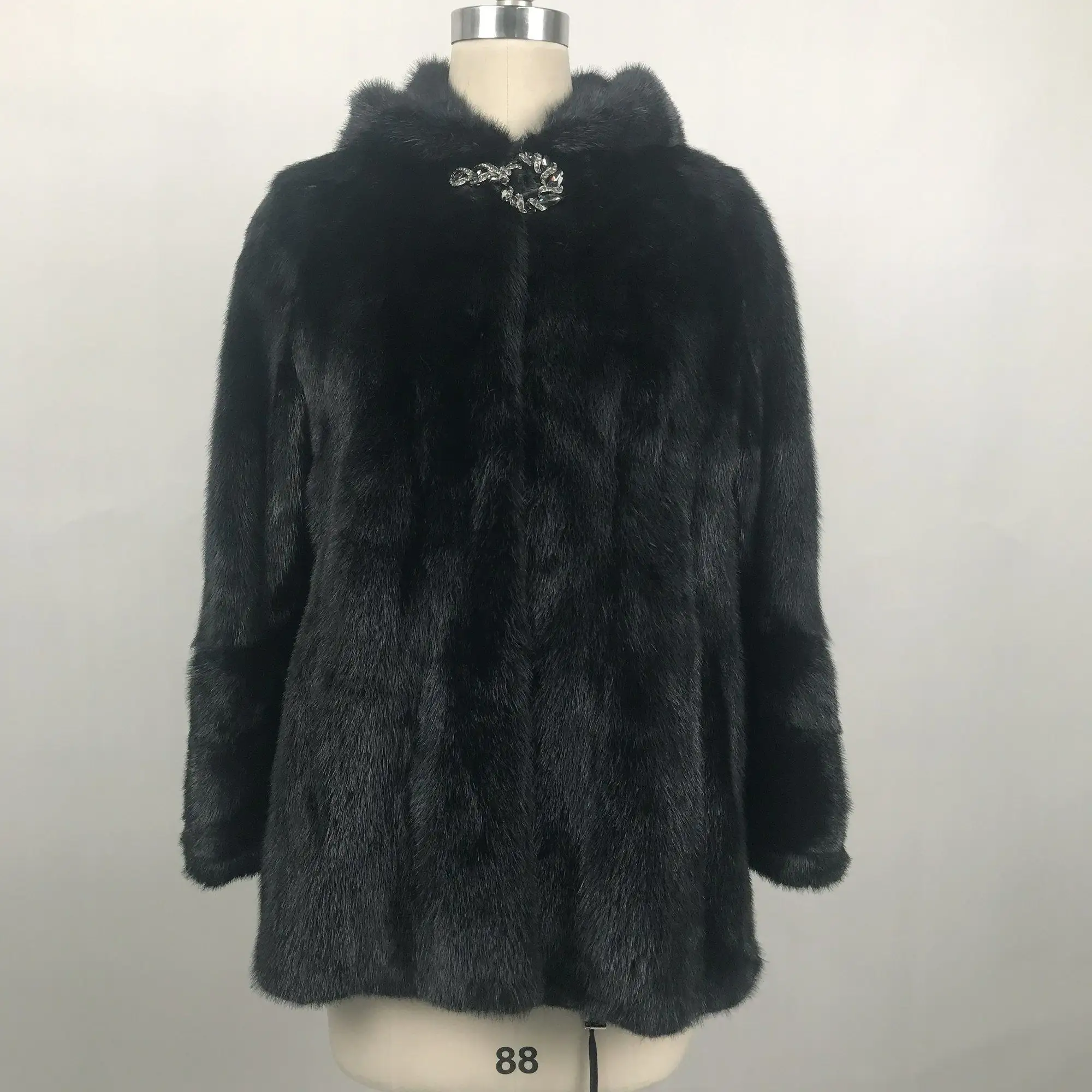 custom winter ladies real mink coats saga fox fur coats mink fur long coat for women with fur