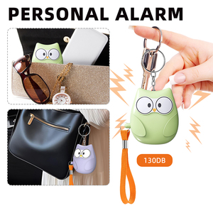 Alarma Personal Recargable Portátil de 130dB, Llavero de Emergencia SOS, Seguridad y Autodefensa, 90 Minutos de Alarma, Material ABS - Product Image 5
