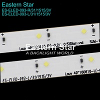 Barre lumineuse LED ELED-093 pour rétroéclairage 49'' 160616-RL(-0.2/-0.5) SJM-1, compatible avec les téléviseurs SAM SUNG 49'' 49K ELED