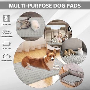 Nouveau tapis de couchage rafraîchissant de l'usine de Shenzhen, fournitures pour animaux de compagnie - pour les voyages, canapé pour chat et chien, coussin en soie glacée pour animaux de compagnie - Product Image 4