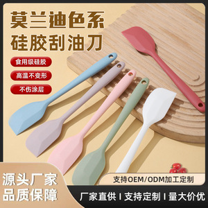 ไม้พายซิลิโคนทนความร้อน เกรดอาหาร สำหรับทำขนม สีโมรันดี - Product Image 4