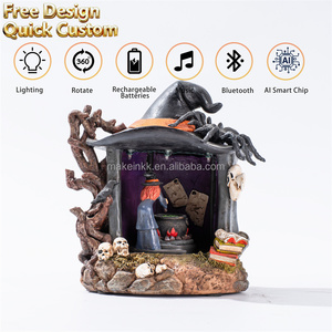 Decoración <span class=keywords><strong>para</strong></span> Fiesta <span class=keywords><strong>de</strong></span> Halloween, Caldero <span class=keywords><strong>de</strong></span> Bruja, Figura <span class=keywords><strong>de</strong></span> Resina, Adorno Espeluznante <span class=keywords><strong>para</strong></span> Casa Embrujada, Bar y Escritorio - Product Image 2