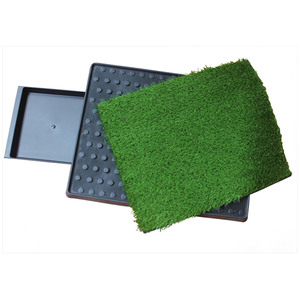 Inodoro para mascotas de plástico de tres niveles con cajón para perros, 63x51cm, para uso en interiores. - Product Image 4