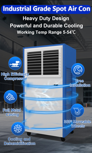 Climatiseur portable 12000 BTU - Compresseur R410A pour chambre/hôtel, climatiseur portable 12000 BTU à roulement supporté - Product Image 3