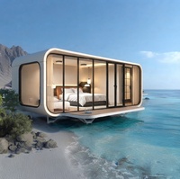 Tiny House Apple Cabin Maison Préfabriquée Moderne Pod de Glamping Bureau de Jardin Studio Airbnb Annexe ADU Boutique Villa