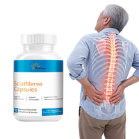 Capsules de soutien nerveux, Formule à base de plantes SciatNerve pour le confort du nerf sciatique, Complexe vitaminique pour la santé du système nerveux