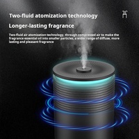Diffuseur d'huiles essentielles cylindrique portable OEM ODM, diffuseur électrique intelligent sans eau écologique, lumière LED 7 couleurs pour la maison et l'hôtel