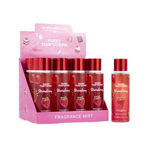 Bruma Corporal de 250 <span class=keywords><strong>ml</strong></span> con Aroma Dulce y Tentador a Fresa Gourmand PDQ SCENABELLA SC1133, Fragancia Eau de Parfum OEM/ODM - Product Image 1