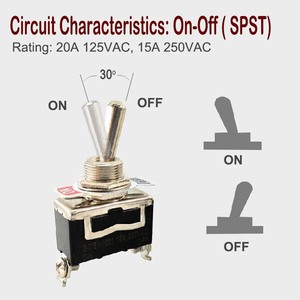 Wintai-Tech拨动开关250V拨动开关螺钉端子2引脚开/关拨动开关 - Product Image 3