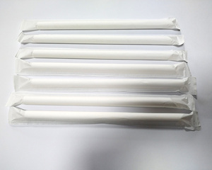 10*200 MM Pailles à boire biodégradables emballées pour les fêtes - Product Image 1