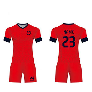 Camiseta de fútbol personalizada para hombre con logotipo, conjunto de uniforme deportivo suelto, Conjunto de camiseta y pantalones cortos sueltos y cómodos - Product Image 3