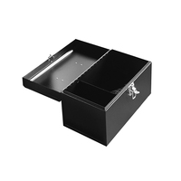 Kotak Perkakas Logam Flip Top Heavy Duty dari Baja dengan Kompartemen Pembagi untuk Perkakas Tangan dan Penyimpanan Garasi