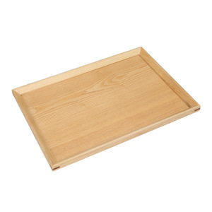 Japanese Style Rectangular Wooden <b>Tray</b> Solid Wood Serving <b>Tray</b> For Food And <b>Tea</b> - Product Image 4
