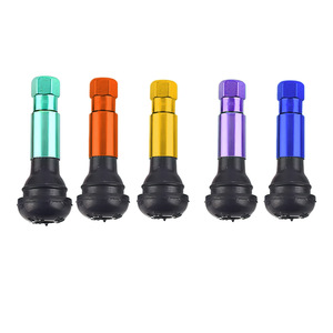Tiges de valve de pneu tubeless TR414C TR413C en alliage d'aluminium et caoutchouc pour voitures particulières, taille américaine - Product Image 1