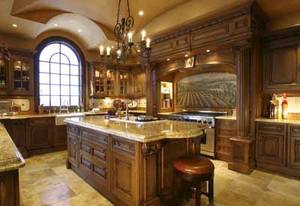 Designer de luxe en bois massif mélaminé acajou bois design moderne maison cuisine placard ensemble armoire couleur vin - Product Image 5