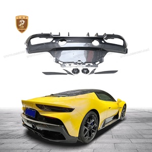 Diffuseur arrière de qualité supérieure pour Maserati MC20 Lèvre de diffuseur arrière en <span class=keywords><strong>fibre</strong></span> de carbone de style OEM - Product Image 5
