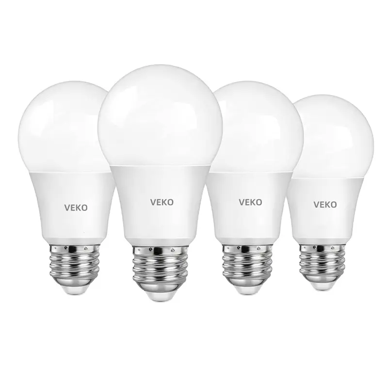 A19 LED Light Bulb 60 Watt Equivalent Daylight 5000K E27 Base Non-Dimmable LED Light Bulb
