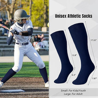 Bioserica Era serviette épaisse bas chaussettes de Baseball anti-dérapant absorbant les chocs chaussettes d'entraînement sportif chaussettes de Baseball sur le genou