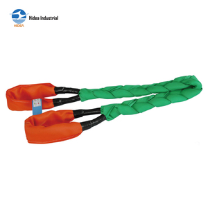Braided Eye-Eye Round <strong>Sling</strong> US Type Flexible Multi-Strand Polyester Lifting <strong>Sling</strong> Redundant Load Safety Soft Surface Protection - Product Image 1