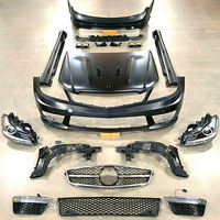 Kit carrosserie complet AMG de haute qualité pour conversion pré-LCI, kit carrosserie C63 pour Mercedes Benz Classe C W204 pré-2008-2010