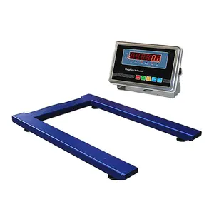 Industrial Weighing Scales Carbon Steel Digital U-Type Floor Scale With Handheld